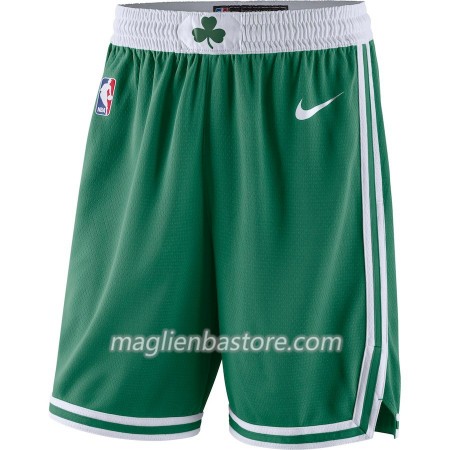 Boston Celtics Uomo Pantaloncini Verde 2018-19 Nike Swingman